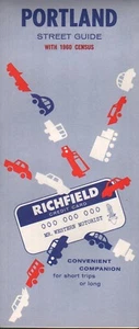 1961 Richfield Road Map: Portland NOS - Picture 1 of 1