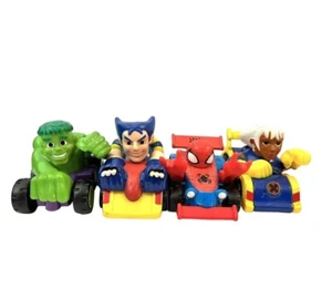 Marvel Maisto Diecast Cars Spider-Man Hulk Wolverine Storm X-Men 2003 Toys Retro - Picture 1 of 7