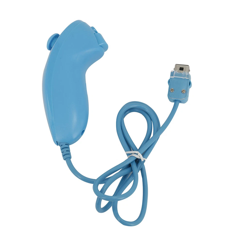STRAßE GAME Nunchuck manette pour Nintendo Wii et Wii u - Bleu
