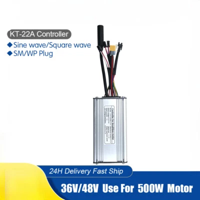36V 48V E-bike Sinewave Controller 500W 22A for E-bike Motor Conversion Kit - Image 1 of 4