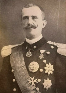 Revista vintage 1919 ilustración Victor Emmanuel III rey de Italia - Imagen 1 de 2