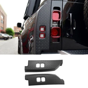 Exterior Tail Light Lamp Frame Protection Fit For Defender 110 2020-2022 Black - Bild 1 von 5