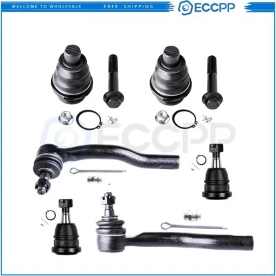 Rótulas superiores inferiores delanteras dirección extremo de varilla de amarre exterior para 04-13 Infiniti QX56 Foto 1 de 4