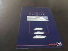 Sealine Senator boat 200, 220, 260 original colour sales brochure 1991