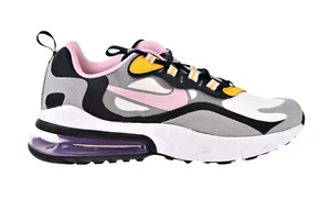 Nike Air Max 270 React Girls Kids Shoes Particle Grey-Arctic PinkSulfur Sz 10.5c - Picture 1 of 6