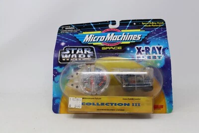Micro Machines 1995 Star Wars X-Ray Fleet Millennium Falcon & Sandcrawler MOC - Image 1 of 4