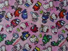 Tissu coton nouveauté Hello Kitty 59 pouces par demi-cour expédition à plat