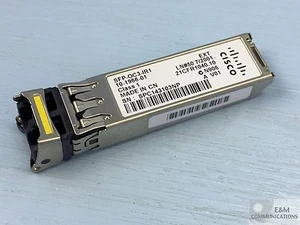 GENUINE SFP-OC3-IR1 EXT CISCO OC3/STM1 SM 10-1966-01 IPUIACORAA - Picture 1 of 3