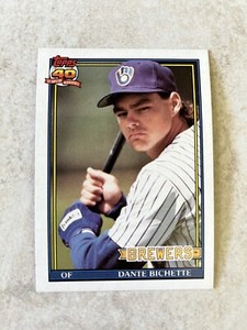 1991 Topps Dante Bichette Milwaukee Brewers #10T