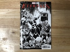 ETERNALS # 1 (2020) — 1 Per Store B&W SKETCH Variant — NM