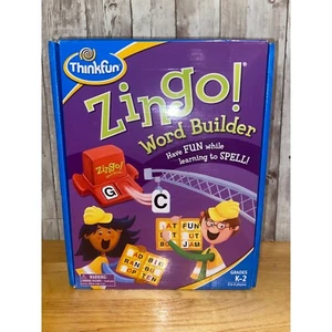ThinkFun Zingo Word Builder Kids Vocabulary Spelling Learning Game - Picture 1 of 4