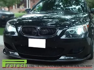 BMW E60 M5 2004-2010 tipo H alerón labial delantero fibra de carbono - Imagen 1 de 2