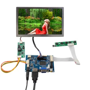 Carte contrôleur LCD HD VGA AV 7" HSD070GDW6 800X480 1000nit écran LCD - Photo 1/5