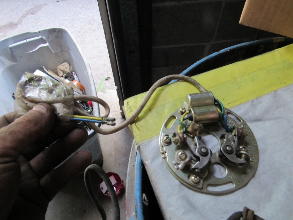 Honda CB550 1974 placa de puntos F  Foto 1 de 1