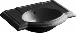 KOHLER K-2295-1-7 Devonshire Bathroom Sink Basin BLACK Single-Hole Faucet Drilli - Picture 1 of 1