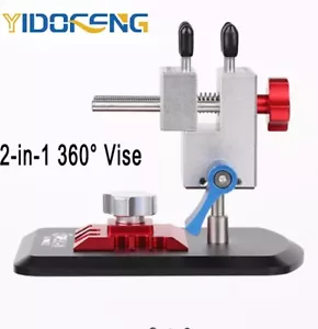 Bench Vise Model Kit Utensili, Rotazione 360° Mini Morsetto Vizio per Scultura Artigianale Mo - Foto 1 di 16