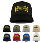 Security Guard Tab Embroidered Iron on Patch Adjustable Baseball Cap 
