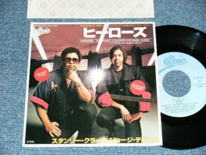 STANLEY CLARK/GEORGE DUKE Japan 1983 07・5P-247 NM 7"45 HEROES - Picture 1 of 6