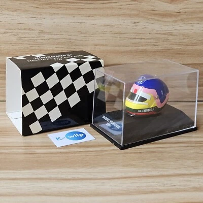 Jacques Villeneuve 2001 Minichamps 1:8 Helmet Collection Honda F1 Formula 1 - Image 1 of 4