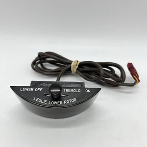 Interruttore comando rotore inferiore bachelite Leslie vintage 059220 - 4 pin - ottimo - Foto 1 di 9