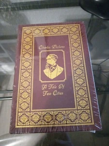 A TALE OF TWO CITIES by Charles Dickens The Easton Press, Leather Bound, Sealed - Picture 1 of 4
