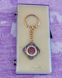Llavero artesanal Crest tono dorado ADPA American Defense Preparedness Eagle de colección - Imagen 1 de 3