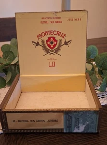 Vintage used Montecruz Dunhill Sun Grown Cigar Smoke Box - Picture 1 of 4