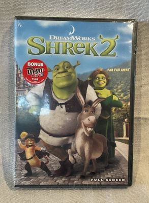Shrek 2 DVD 2004 Full Screen, Sealed, New, Mike Myers Eddie Murphy Cameron Diaz - Image 1 of 4