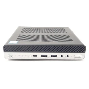HP i5 Mini PC EliteDesk 800 G5 i5-9500 16GB RAM 256GB SSD Windows 11Desktop - Picture 1 of 8