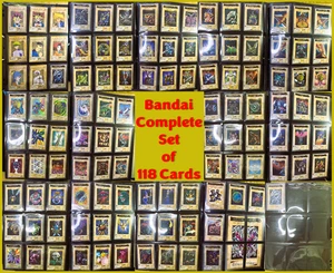 Yugioh Bandai Card Complete Set of 118 Cards #1-#118 Vintage Jpn for Collection - Picture 1 of 24