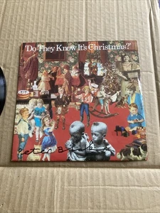Pflaster „Do They Know It’s Christmas?“ Signiertes Cover von „Peter Blake“. - Bild 1 von 4