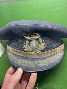 Antique Navy Cap High Officer Admiral Spain Franco - Picture 1 of 6