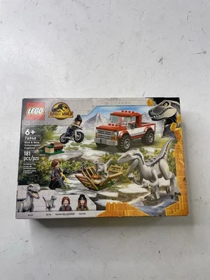 LEGO 76946 Jurassic World Dominion Blue & Beta Velociraptor Capture Sealed NIB - Image 1 of 3