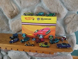 12 Hot Wheels Red Lines And Carry Case W/ 4 Metal Buttons/T Bird Restored - Picture 1 of 24