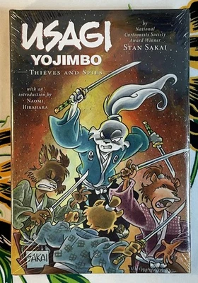 Usagi Yojimbo Thieves And Spies Signed/ Sealed/ Sketch Stan Sakai Hc - Image 1 of 4