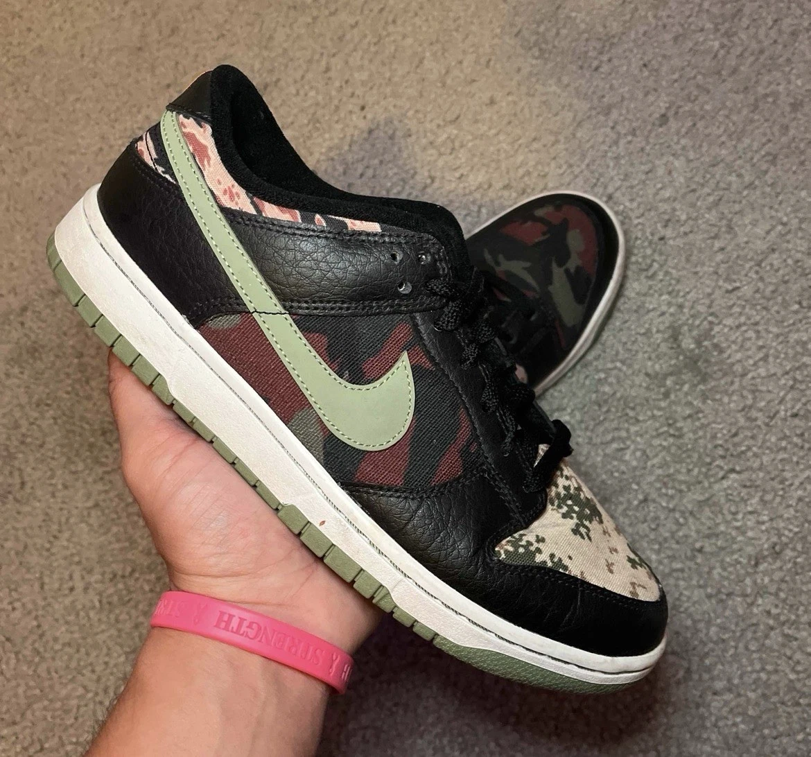 Nike Dunk SE Low Black Multi-Camo | eBay
