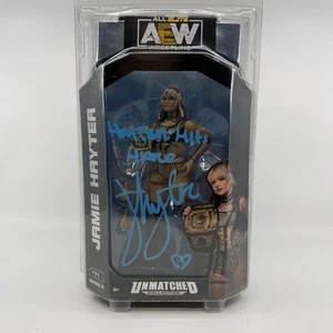AEW Unmatched Series 9 #71 Figur Jamie Hayter signiert & beschriftet mit Etui JSA - Bild 1 von 4