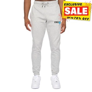 Kings Will Dream Tagged Mens Drawstring Joggers Casual Loungewear Pants Grey - Picture 1 of 5