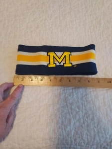 Vintage University of Michigan Stirnband Kopfwärmer Kinder Jugendliche EUC Logo 7 - Bild 1 von 4