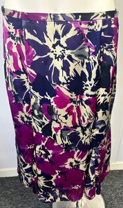 Laura Ashley Floral Print Midi Skirt UK 12 - #1001 - Picture 1 of 7