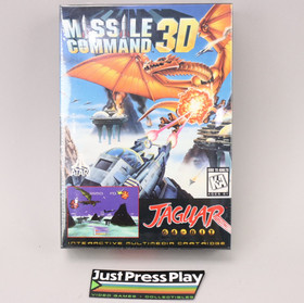 Missile Command 3D Atari Jaguar 1995 NOS New Factory Sealed NM!