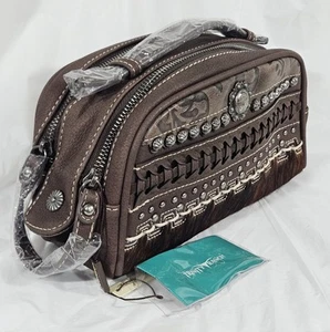 Trinity Ranch Reisetasche Hair On Cowhide Collection, zwei Reißverschlüsse, Griff - Bild 1 von 9