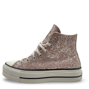 Converse Chuck Taylor All Star High Lift Platform donna taglia 8,5 rosa glitter - Foto 1 di 11