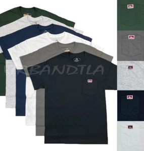 Ben Davis Men's Short Sleeve Pocket T-Shirt 100% Cotton Tee Shirt S-3XL - Picture 1 of 9