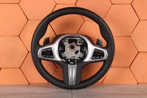 BMW X3 G01 X4 G02 STEERING WHEEL M-SPORT SHIFT PADDLES CRUISE CONTROL 9T51289 - Picture 1 of 12