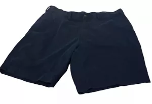 Polo Ralph Lauren Chino Shorts Men 36 Navy Blue 9" Inseam Classic Fit Flat Front - Picture 1 of 10
