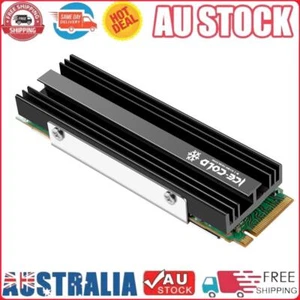 M.2 NGFF NVME 2280 SSD Heatsink with Silicone Thermal Pad Aluminum Alloy for PS5 - Picture 1 of 12
