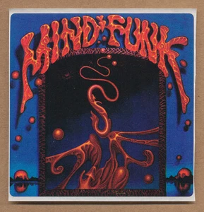Mind Funk - Autotitulado RARO Promo Sticker '91 - Imagen 1 de 1