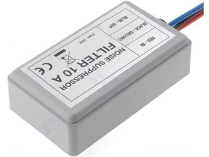 Radio de coche estéreo en línea 10 amperios filtro de interferencia supresor de ruido caja de cableado - Imagen 1 de 1