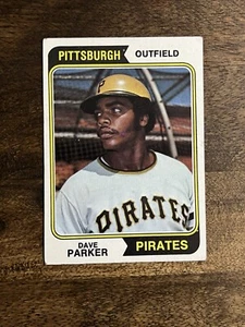 1974 Topps Baseball Card #252 Dave Parker RC - Picture 1 of 2